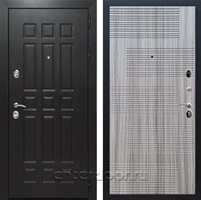 Входная дверь Армада Престиж ФЛ-33 ЧШ ФЛ-185 (Венге / Сандал серый)