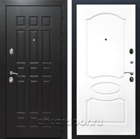 Входная дверь Армада Престиж ФЛ-33 ЧШ ФЛ-128 (Венге / Белый матовый)