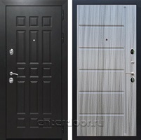 Входная дверь Армада Престиж ФЛ-33 ЧШ ФЛ-102 (Венге / Сандал серый)
