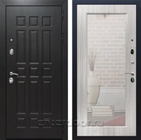 Входная дверь Армада Престиж ФЛ-33 ЧШ с зеркалом Пастораль (Венге / Сандал белый)