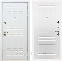 Входная металлическая дверь Сиэтл White ФЛ-243 (Белый матовый / Белый матовый)