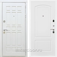 Входная металлическая дверь Сиэтл White ФЛ-138 (Белый матовый / Белый матовый)