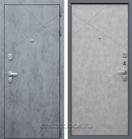 Входная металлическая дверь АСД Дуэт Б (Бетон темный / Бетон светлый)
