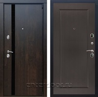 Входная металлическая дверь Премьер 3К ФЛ-119 (Тиковое дерево / Венге)