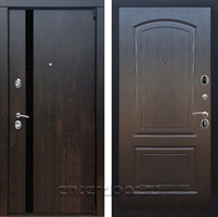 Входная металлическая дверь Премьер 3К ФЛ-138 (Тиковое дерево / Венге)