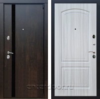 Входная металлическая дверь Премьер 3К ФЛ-138 (Тиковое дерево / Сандал белый)