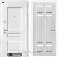 Входная металлическая дверь Лабиринт Версаль 08 (Альберо браш / Кристалл вуд)