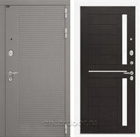 Входная металлическая дверь Лабиринт Formo 02 (Шато Латте / Венге)