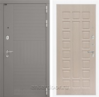 Входная металлическая дверь Лабиринт Formo 04 (Шато Латте / Беленый дуб)