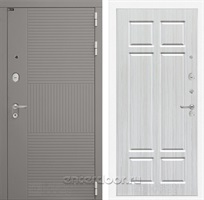 Входная металлическая дверь Лабиринт Formo 08 (Шато Латте / Кристалл вуд)