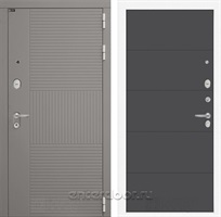 Входная металлическая дверь Лабиринт Formo 13 (Шато Латте / Графит софт)