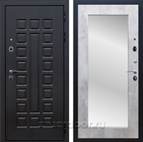 Входная металлическая дверь Армада Сенатор 3К с зеркалом Пастораль (Венге / Бетон светлый)
