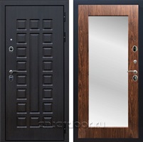 Входная металлическая дверь Армада Сенатор 3К с зеркалом Пастораль (Венге / Береза мореная)