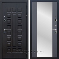 Входная металлическая дверь Армада Сенатор 3к с зеркалом СБ-16 (Венге / Графит софт)