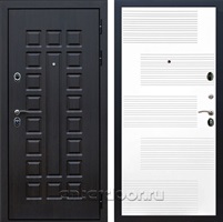 Входная металлическая дверь Армада Сенатор 3к ФЛ-185 (Венге / Белый матовый)
