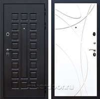 Входная металлическая дверь Армада Сенатор 3к ФЛ-247 (Венге / Белый матовый)