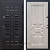 Входная металлическая дверь Армада Сенатор 3к ФЛ-181 (Венге / Беленый дуб)