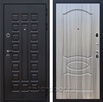 Входная металлическая дверь Армада Сенатор 3к ФЛ-128 (Венге / Сандал серый)