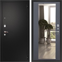 Входная металлическая дверь Армада 1A с зеркалом 2XL (Черный муар / Графит софт) Входная металлическая дверь Армада 1A с зеркалом 2XL (Черный муар / Графит софт)