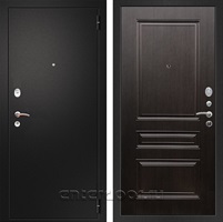 Входная металлическая дверь Армада 1A ФЛ-243 (Черный муар / Венге)