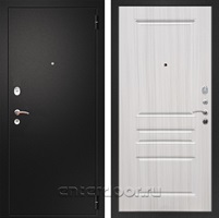 Входная металлическая дверь Армада 1A ФЛ-243 (Черный муар / Сандал белый)