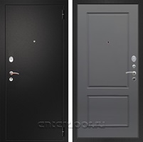 Входная металлическая дверь Армада 1A ФЛ-117 (Черный муар / Графит софт)