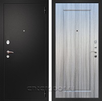 Входная металлическая дверь Армада 1A ФЛ-119 (Черный муар / Сандал серый)