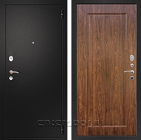 Входная металлическая дверь Армада Арсенал ФЛ-119 (Черный муар / Орех темный)
