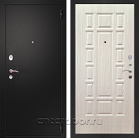 Входная металлическая дверь Армада Арсенал ФЛ-244 (Черный муар / Лиственница беж)