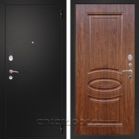Входная металлическая дверь Армада Арсенал ФЛ-181 (Черный муар / Орех темный)