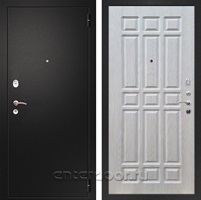 Входная металлическая дверь Армада Арсенал ФЛ-33 (Черный муар / Лиственница беж)