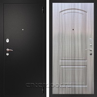 Входная металлическая дверь Армада Арсенал ФЛ-138 (Черный муар / Сандал серый)
