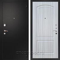 Входная металлическая дверь Армада Арсенал ФЛ-138 (Черный муар / Сандал белый)