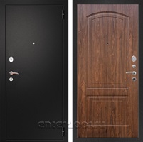 Входная металлическая дверь Армада Арсенал ФЛ-138 (Черный муар / Орех темный)