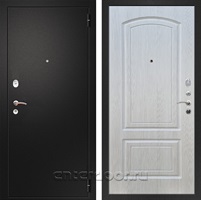 Входная металлическая дверь Армада Арсенал ФЛ-138 (Черный муар / Лиственница беж)