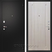 Входная металлическая дверь Армада Арсенал ФЛ-68 (Черный муар / Беленый дуб)
