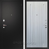 Входная металлическая дверь Армада Арсенал ФЛ-68 (Черный муар / Сандал белый)