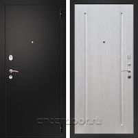 Входная металлическая дверь Армада Арсенал ФЛ-68 (Черный муар / Лиственница беж)