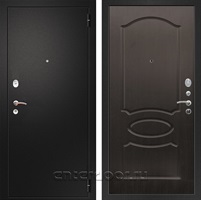 Входная металлическая дверь Армада Арсенал ФЛ-128 (Черный муар / Венге)