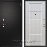 Входная металлическая дверь Армада Арсенал ФЛ-39 (Черный муар / Лиственница беж)