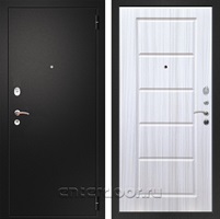 Входная металлическая дверь Армада Арсенал ФЛ-39 (Черный муар / Сандал белый)
