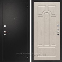 Входная металлическая дверь Армада Арсенал ФЛ-58 (Черный муар / Беленый дуб)