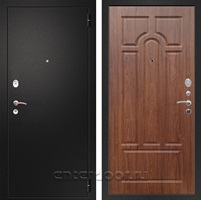 Входная металлическая дверь Армада Арсенал ФЛ-58 (Черный муар / Берёза морёная)
