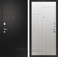 Входная металлическая дверь Армада Арсенал ФЛ-246 (Черный муар / Лиственница беж)