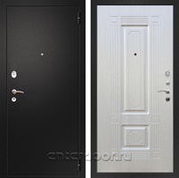 Входная металлическая дверь Армада Арсенал ФЛ-2 (Черный муар / Лиственница беж)