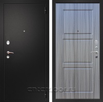 Входная металлическая дверь Армада Арсенал ФЛ-3 (Черный муар / Сандал серый)