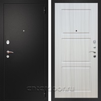 Входная металлическая дверь Армада Арсенал ФЛ-3 (Черный муар / Сандал белый)