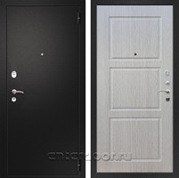 Входная металлическая дверь Армада Арсенал ФЛ-3 (Черный муар / Беленый дуб)