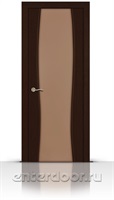 Межкомнатная дверь Жемчуг со стеклом (Венге, Шпон)