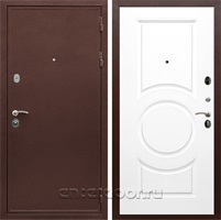 Входная дверь Триумф 3к ФЛ-016 (Медный антик / Белый матовый)